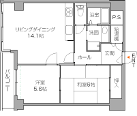 間取りリフォーム前