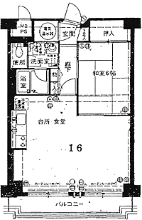 間取りリフォーム前